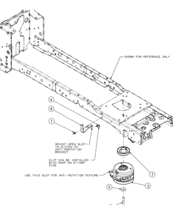 Electric Pto Diagram and Parts List for XT2-LX46KH (13YQA1CT010)(2016) Cub Cadet Lawn Tractor